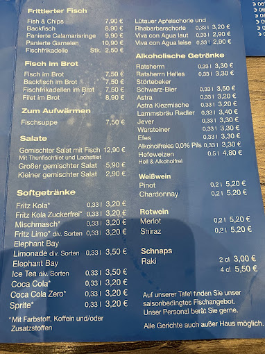 Karo Fisch menu 4